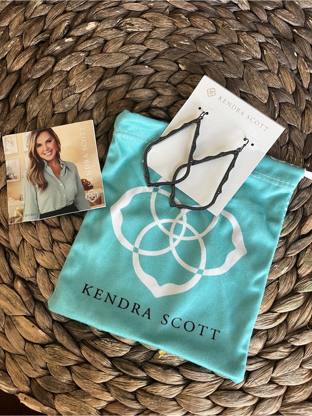 Kendra Scott Sophie Drop Earrings in Gunmetal